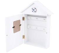 HEMOTON Caja para Llaves de Material Sintético Ganchos para Colgar y Montaje en Pared Estilo Mediterráneo para Pasillo o Habitación