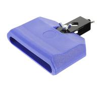 HEMOTON Campana De Vaca De Percusión Azul Accesorio Musical De Tambor Soporte y Montaje Incluye Martillo y Abrazadera Ligera y Portátil
