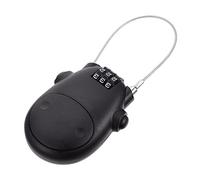 HEMOTON Candado de Cable para Bicicleta y Casco Antirrobo Extensible con Combinación y Portátil para Exteriores y Protección de Propiedades