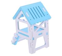 HEMOTON Casa para Hámster de Azul Refugio Seguro y Cómodo para Conejos Hámsters y Otros Roedores Privado para Dormir y Material Duradero Olores