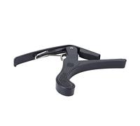 HEMOTON cejilla de guitarra Capo guitarra ukelele jugar pancarta colgante folklórica martillo de acero accesorios control electrica Black