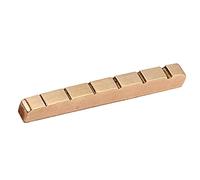 HEMOTON Cejuela de Latón Ranurada 43 MM para Guitarra de 6 Cuerdas Accesorio para Guitarra Eléctrica, Dorada
