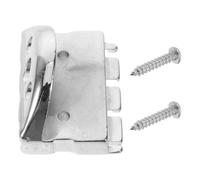 HEMOTON Cejuela Eléctrico sin Pala 4 Cuerdas 39 Mm de Aleación de Zinc con Tuerca de Bloqueo y Tornillos, Compatible Cabeza, Accesorio de Repuesto para Afinación Estable y