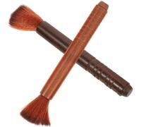 HEMOTON Cepillo de Limpieza para Erhu y Violín, 2 Piezas, Fibras Naturales y Madera de Sándalo, Quita Polvo Fácil Aplicación para Cuidado de Cuerdas