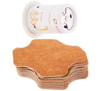 HEMOTON Cinta Adhesiva para Moxibustión Pequeña Blanca 60 Unidades Resistente al Desgaste Papel Aluminio y Metal Portátil para Terapia de Acupuntura y Cuidado Salud en Casa y Viajes