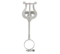 HEMOTON Clip Para Partitura De Clarinete Hierro, Soporte Compacto y Ligero Para Lectura De Partituras, Accesorio Portátil Para Marcha y Práctica Musical, Color Plateado