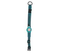 HEMOTON Cobertura Protectora del Collar de Mascotas Perro Largo para Aire Nombre Collar localizador Anti-perdida fijador localizador cinturón Protector localizador Nylon