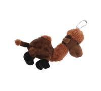 HEMOTON Colgante Camello Pequeño Accesorios Animales Juguete Mascotas Borla Pequeño Monje Decoración Mini Muñecas Partes De Muñecas Suministro De Muñecas Muñeca Llaveros Coffee Algodón