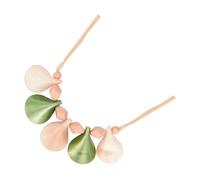 HEMOTON Collar Acrílico De Playa y Cadena De Clavícula Para Mujer, Accesorio De Verano Color Natural, Ligero y Duradero, Adecuado Para Fiestas, Banquetes y Uso Diario, Tamaño Mediano