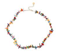 HEMOTON Collar De Coral Morado Cuentas y Diseño Barroco, Accesorio Cómodo y Resistente Para Mujer, Adecuado Para Ocasiones Playeras y Fiestas