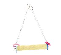 HEMOTON Columpio De Juguete para Pájaros Periquitos Cacatúas Juguetes para Masticar Divertidos Juguetes para Pájaros Jaulas para Loros Hamacas Picos Columpios para Loros