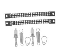 HEMOTON Conjunto De Pedal De Batería Transmisión De Cadena Doble De Repuesto Para Pedal De Bombo Uso Práctica De Batería Tensor De Resorte De Accesorios