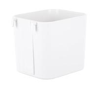 HEMOTON Contenedor de Tablero Perforado Accesorio para Tablero Perforado Plástico Blanco para Organizar Piezas Pequeñas y Herramientas Soporte de Exhibición sin Taladro