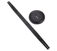 HEMOTON Correa Protectora De Piel Para Platillos, Pad Cómodo y Portátil Cuero Negro, Accesorios Profesionales Para Músicos De Orquesta