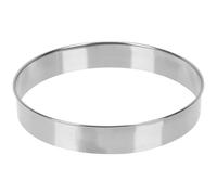 Hemoton Cortador de galletas circular de anillo redondo, cortadores de rosquillas, moldes circulares para fondant de galletas, magdalenas, panqueques, 7 pulgadas