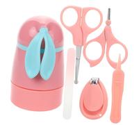 HEMOTON Cortaúñas Para Kit De Manicura y Pedicura Estuche Bonito Para Recién Nacidos Cuidado De Uñas Artículos Esenciales Para Bebés