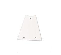 HEMOTON Cubierta Metálica Para Varilla De Guitarra Accesorio Ligero y Duradero Blanco Plateado Diseño Estándar Portátil Para Guitarritas Eléctricas y Acústicas