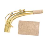 HEMOTON Cuello De Saxofón De Latón Con Ángulo Ergonómico y Superficie Lisa Accesorio De Repuesto Para Saxofonistas