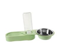 HEMOTON Cuenco De Acero Inoxidable para Gatos Comedero Desmontable Plato para Gatos Comedero para De Interior para Colocar El Suelo Pared Diseño Práctico y Fácil De Limpiar