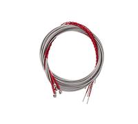 HEMOTON Cuerdas de Metal Eléctrico de 5 Cuerdas U32 Plateadas Larga Duración y Vibración Estable para Músicos Profesionales y Principiantes