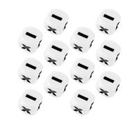 HEMOTON Dados Educativos de Acrílico, 12 Piezas con Símbolos de Adición, Resta, Multiplicación y División, Juguetes Creativos para Aprendizaje Matemático y Juegos Didácticos Infantiles