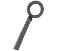 HEMOTON Detector de Metales Portátil, Detector de Metales Manual, Plástico, Bobina de Detección Integrada, Simple, Negro, para Aeropuerto y Estación de Tren