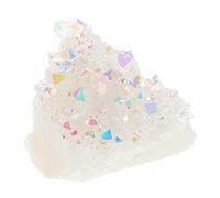 HEMOTON Ejemplares de Minerales Cristalinos Naturales Bruto Grupo de Cristales para Macetas Decoración de Acuario Piedras de Reiki para Yoga y Meditación