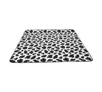 HEMOTON Envoltura para Gatos Manta Estampado de Vaca para Corte de Uñas y Cuidados de Mascotas el Salón de Belleza