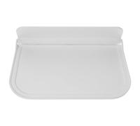 HEMOTON Estante Plegable Grande para Baño Blanco, Soporte Organizador de Almacenamiento Multifuncional, Tablero Compacto de PP para Toallas, Ropa y Artículos Diversos, Ahorro de Espacio