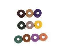 HEMOTON Estera De Lana Multicolor Arandelas De Fieltro Para Correa De Guitarra Para