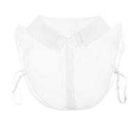 HEMOTON Falso Collar Desmontable para Mujer Accesorio de Blusa Elegante Diseño Ligero y Cómodo Compatible con Vestidos sin Cuello y Trajes de Oficina para Uso Diario y Ocasiones Formales