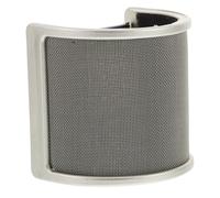 HEMOTON Filtro Pop Mic U Protector Metálico para Micrófono Portátil Antiviento para Grabación Escudo de Saliva para Karaoke y Presentaciones