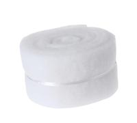 HEMOTON Filtros para Acuarios Esponja Filtrante Bioquímica Blanca Poliéter 12x300x2 Cm para Tanques De Agua Dulce y Marina Cultivo Biológico