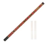 HEMOTON Flauta de Bambú Instrumento Tradicional Chino para Principiantes Película para Flauta Fácil de Aprender y Portátil Diseño Sencillo y Apariencia Elegante