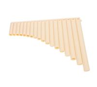 HEMOTON Flauta De Pan c Key Para Principiantes Instrumento Musical Educativo De Tubos Color Beige Para Clases De