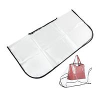 HEMOTON Funda de Lluvia para Bolso de Mano y Mochila Diseño Transparente de PVC, Construcción sin Costuras y Refuerzo Especial para Senderismo y Actividades al Aire Libre