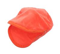 HEMOTON Funda Redonda para Bolsa de Agua Caliente de Invierno Cremallera Cubierta Aislante de Pelusa Naranja 20 CM Protección Anti-Escaldaduras para Calentador de Manos en Dormitorio