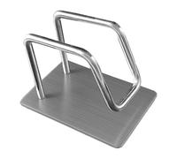 HEMOTON Gancho sin Rastro de Acero Inoxidable para Lavabo, Baño y Puertas | Diseño sin Perforaciones, Protección de Pared, Color Plata, para Colgar Objetos Pequeños en Espacios Reducidos
