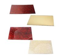 HEMOTON Golpeador De Guitarra Acústica Material Acrílico y Pvc Resistente Al Desgaste Hoja De Golpeador Para Bricolaje