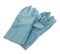 HEMOTON Guantes Anti-mordeduras para Perros de Cuero Resistente, Diseño de Cinco Dedos Separado, Cómodos y Duraderos para Alimentación y Entrenamiento de Mascotas