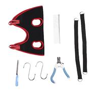 HEMOTON Hamaca para Aseo de Mascotas Cortaúñas para Perros y Gatos Diseño Ergonómico Fácil Instalación y Limpieza para Peluquería Canina y Cuidado Casa