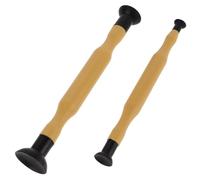 HEMOTON Herramienta Manual para Esmerilar Válvulas de Automóviles 2 Piezas Cuerpo de Goma y Plástico Resistente Diseño y Ligera para Reparación y Rectificado Neumático de Válvulas de