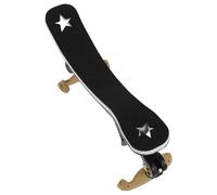 HEMOTON Hombrera para Violín de Aleación de Aluminio Muy Ligera Ajustable, Soporte Acolchado Almohadilla de Espuma y Base Antideslizante, Compatible Violines 3/4-4/4 para Práctica