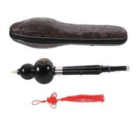 HEMOTON Hulusi c y Cuproníquel Flauta Calabaza Tradicional Instrumento Étnico Para Niño Niña y Adultos Con Estuche Fácil De Usar y Portátil