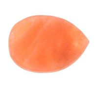 HEMOTON Jabón de Sal Mineral Natural, Limpiador de Masajes Exfoliante, Forma de Hoja, Naranja, para Cuidado Cutáneo y Pies, Uso en Home Spa y Masaje Corporal