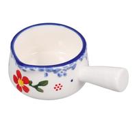 HEMOTON Jarra de Cerámica Pequeña para Leche con Asa, Fácil de Limpiar y Transportar, Adecuado para Servir Café, Crema o Salsa Hogar