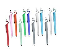 HEMOTON Juego de 12 Bolígrafos Multiusos de Gel Soporte para Teléfono Móvil para Estudiantes, Bolígrafos Táctiles de 0,5 Mm, Materiales Abs y As, Colores Aleatorios Color Aleatorio