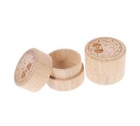 HEMOTON Juego De 2 Cajas Para De Bebé Contenedor De Madera Para Recuerdos De Bebés Almacenamiento Seguro Y Resistente Para Los Primeros De Los Niños