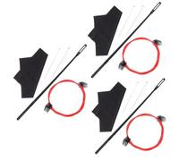 HEMOTON Juego De 3 Cepillos De Limpieza Para Trompeta Y Trompeta Kit De Limpieza Versátil Que Incluye Cepillo De Serpiente Limpiador De Válvulas Y Suministros Para Instrumentos Musicales.