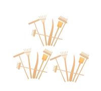 HEMOTON Juego De 3 Mini Rastrillos De Arena Accesorios para Jardín Zen Rastrillo De Mano Pequeño Pequeño